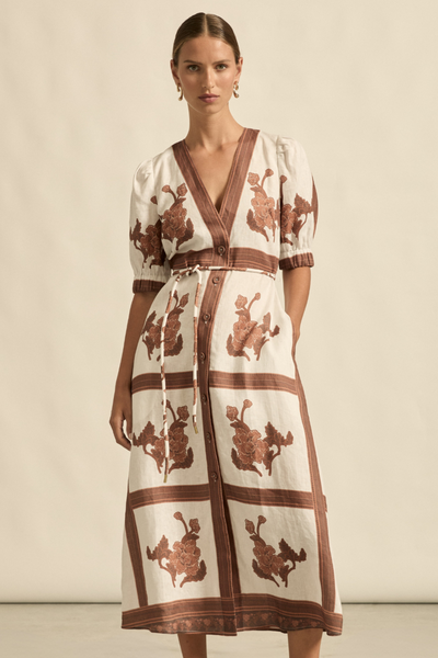 Portrait Dress Coffee Collage