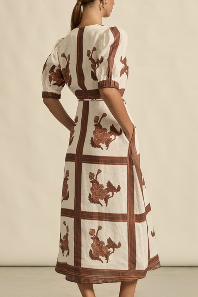 Portrait Dress Coffee Collage