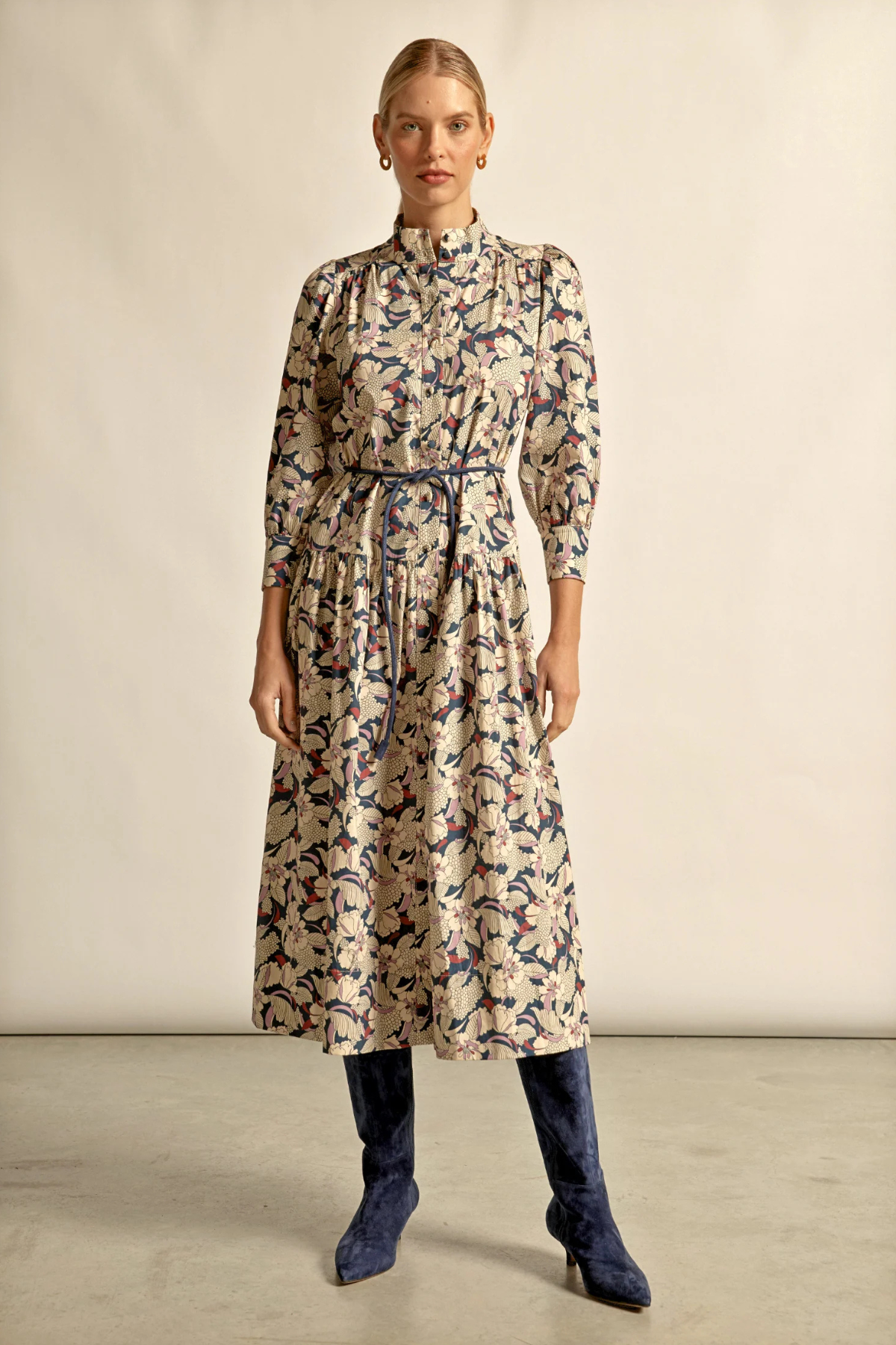Reverie Dress Berry Garden