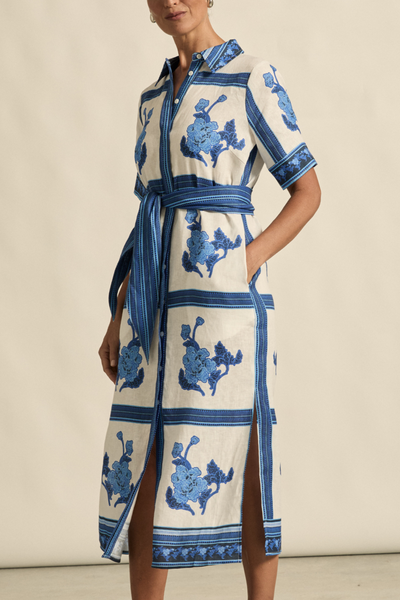 Roam Dress Azure Collage