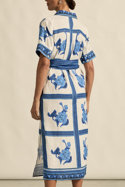Roam Dress Azure Collage