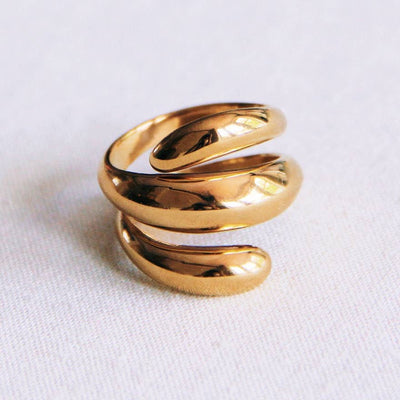 Spiral Gold Ring