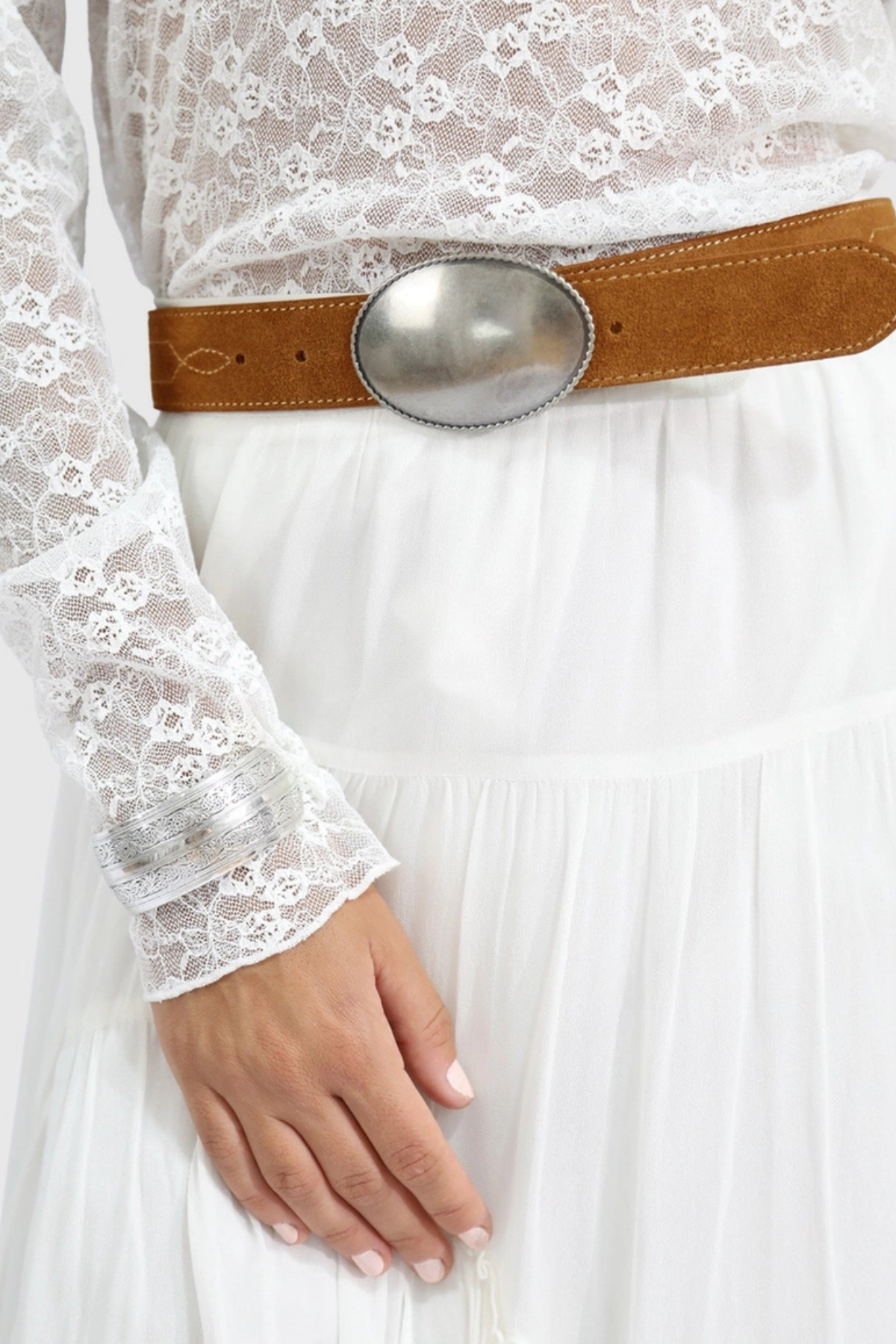 Melrose Western Belt Tan