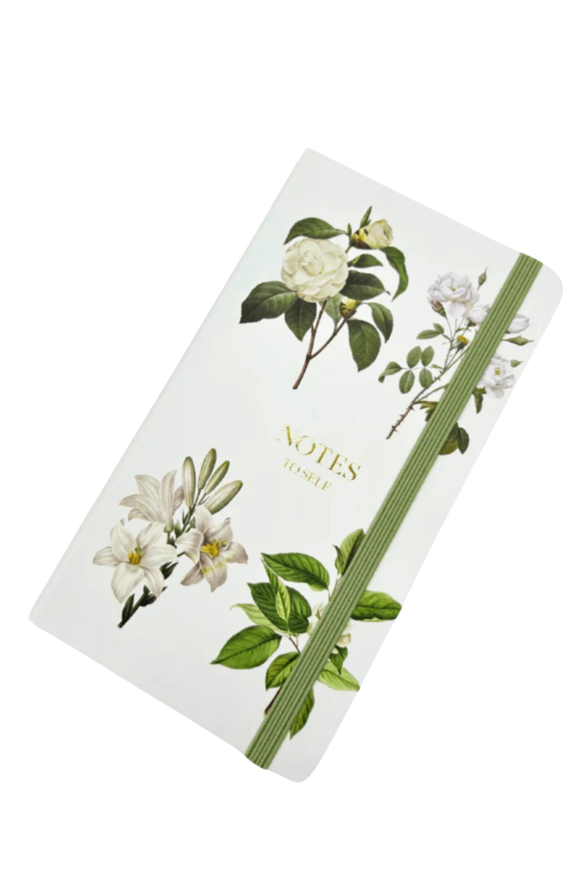 Vintage Botanical Journal White