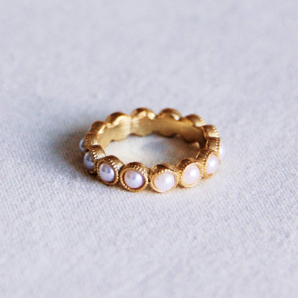 Minimalist Pearl Ring