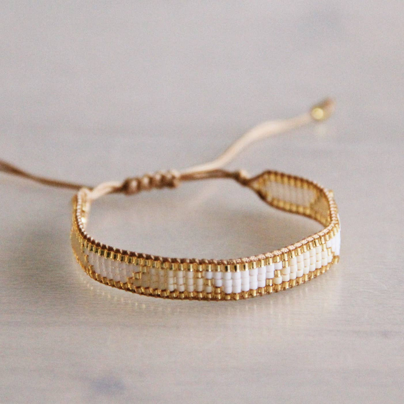 Weave Bracelet Champagne Gold