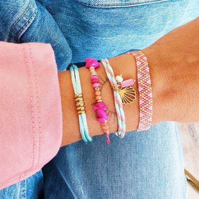 Shell Bracelet Pink Mint