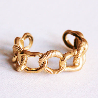 Gold Chain Bangle