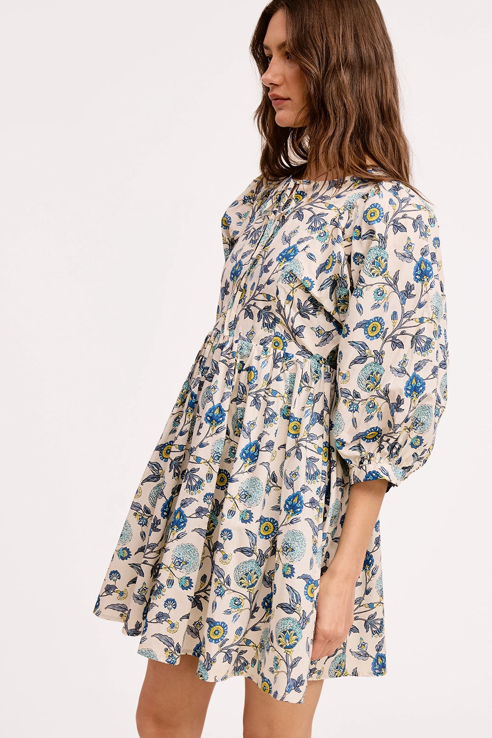 Bohemian Print Mini Dress