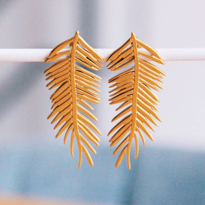 Statement Feather Earring