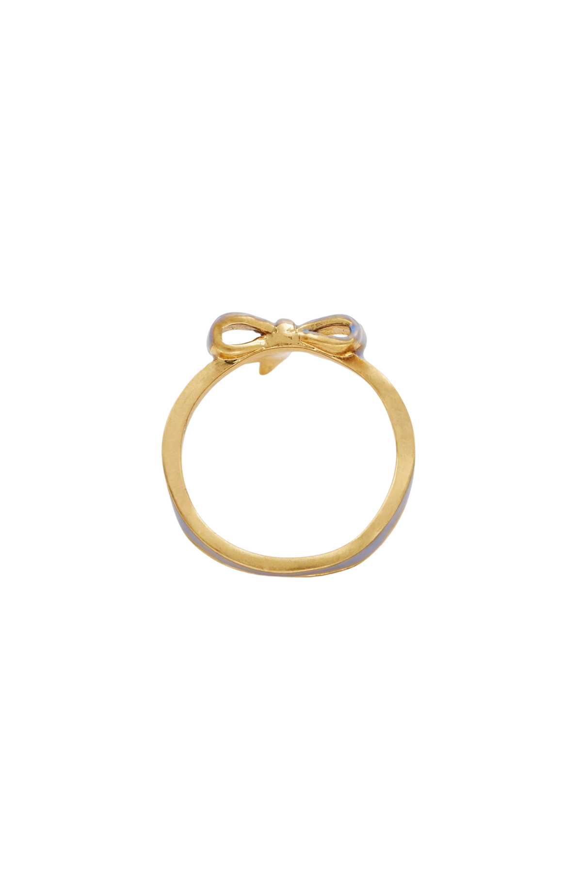 Forget Me Not Bow Ring Small
