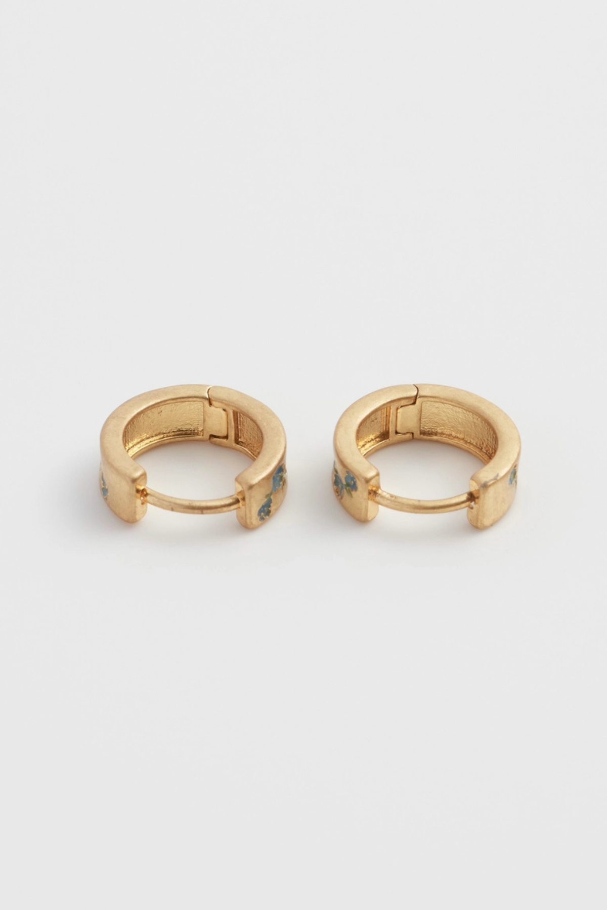 Forget Me Not Mini Hoops