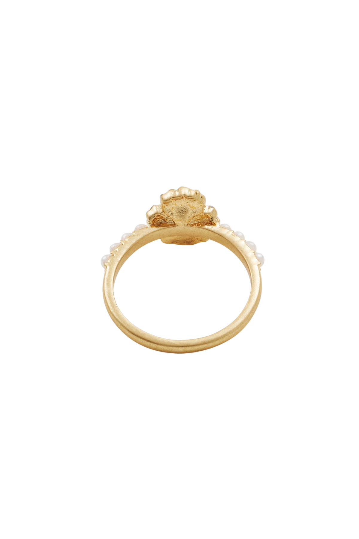 Pansy Pearl Ring