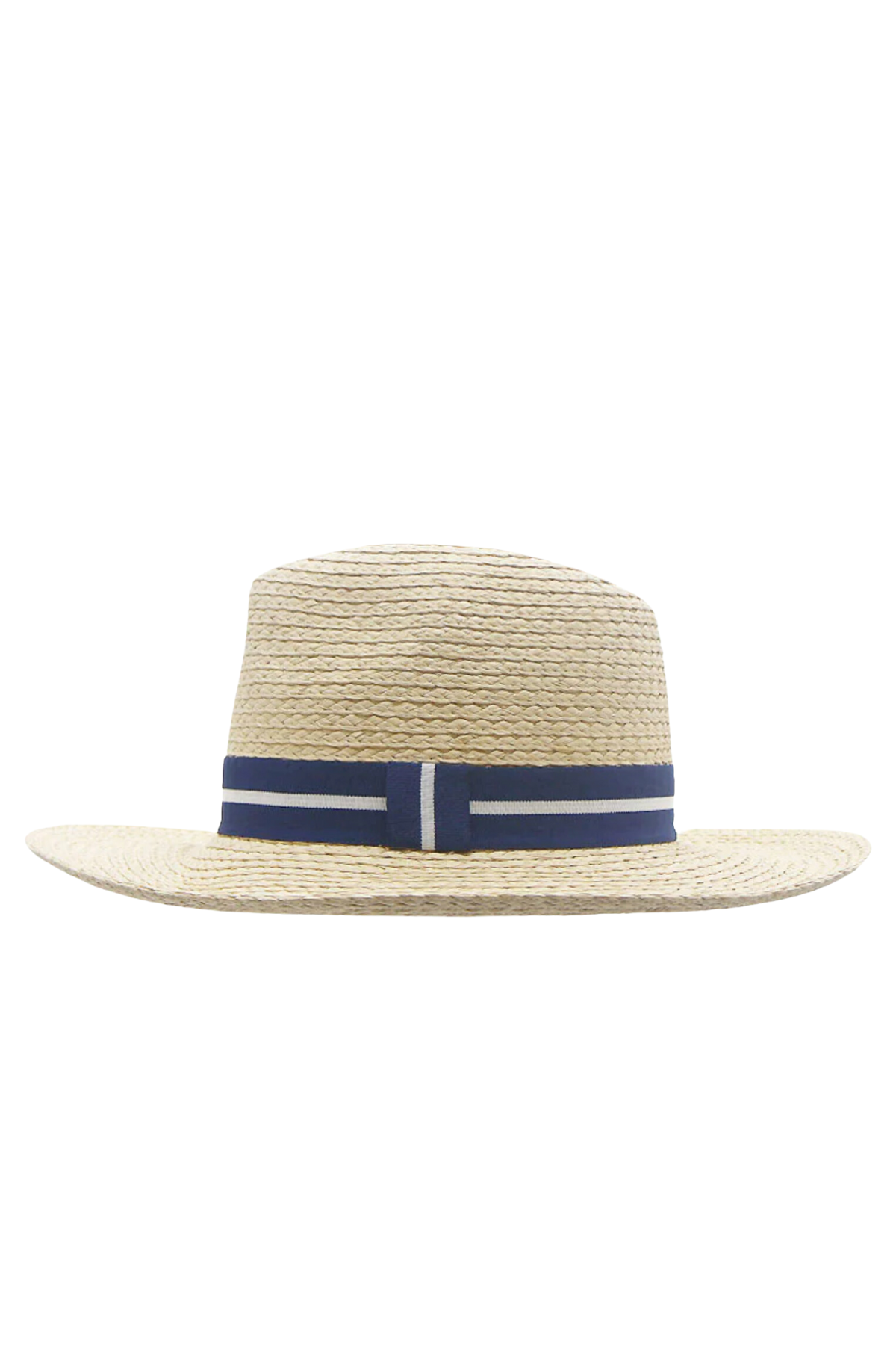 The Summer Fedora Navy Stripe