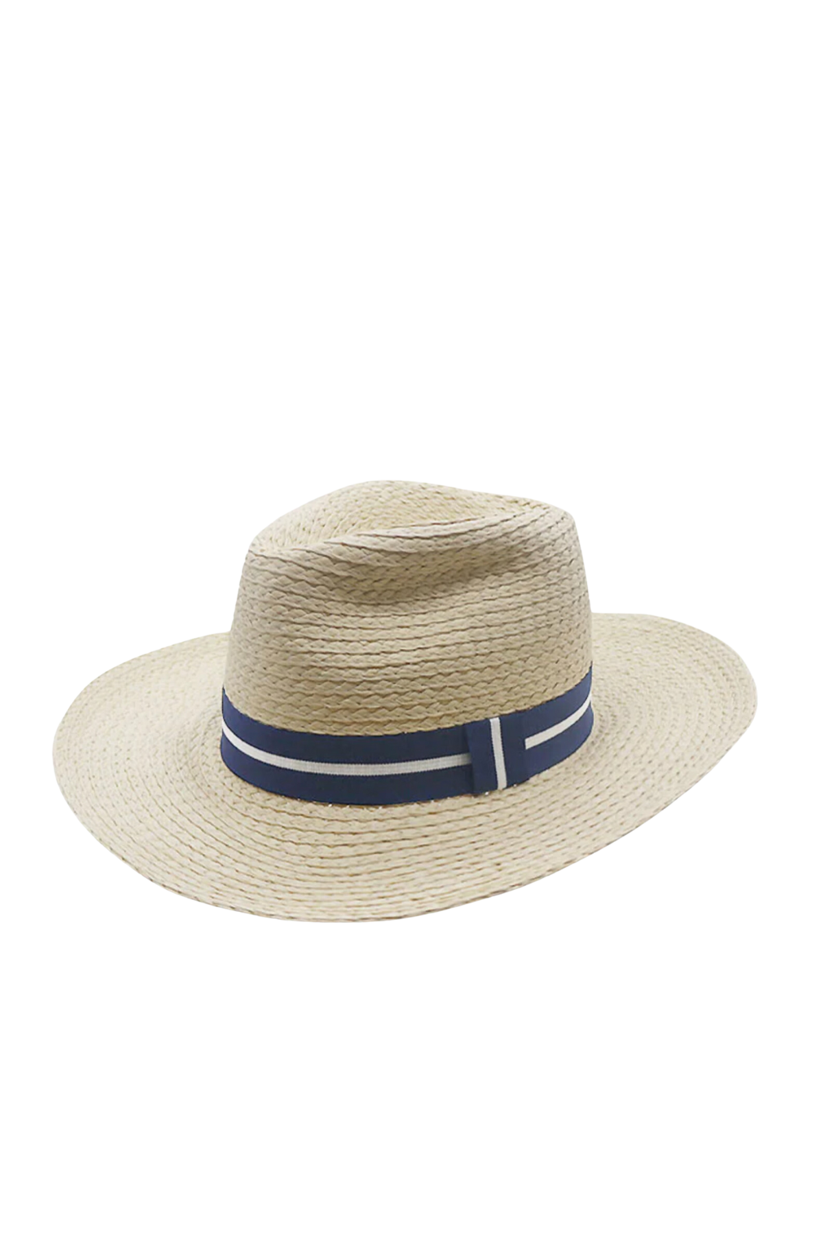 The Summer Fedora Navy Stripe