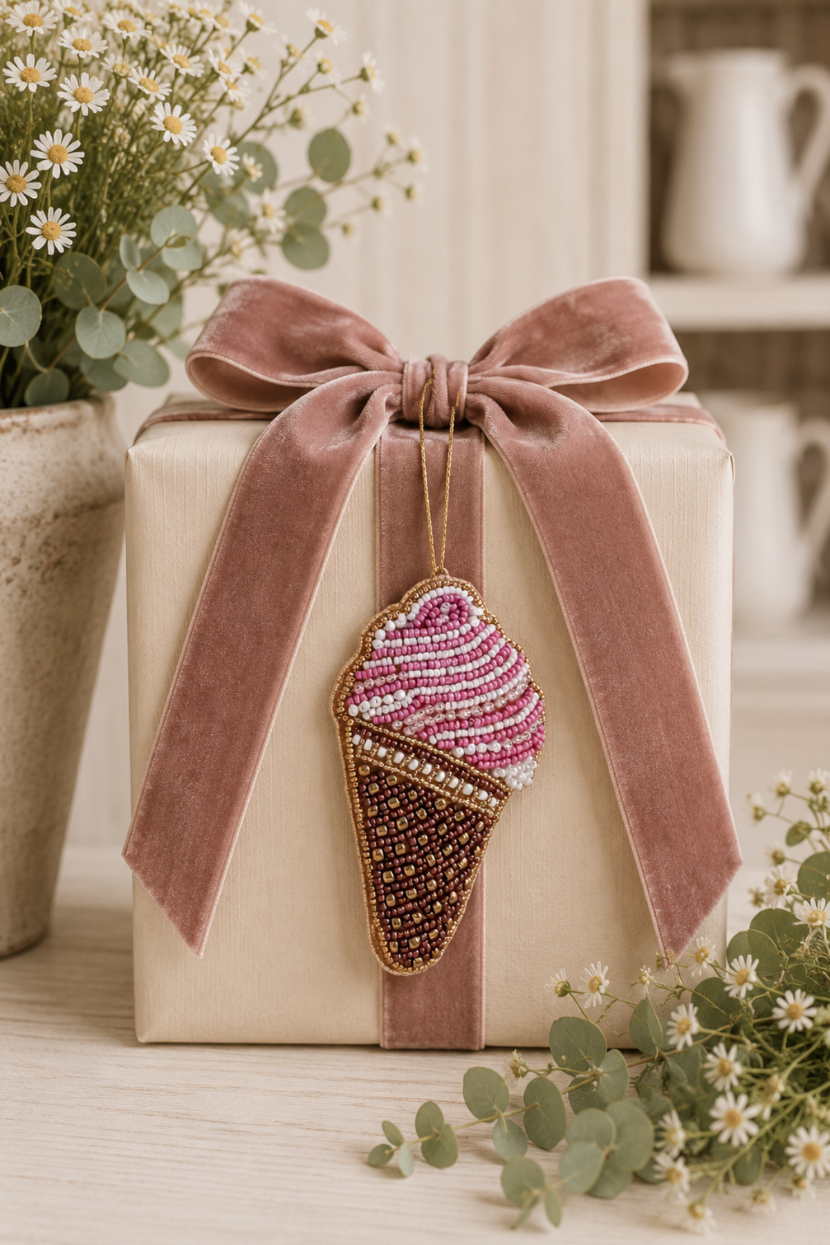 Sundae Beaded Decoration