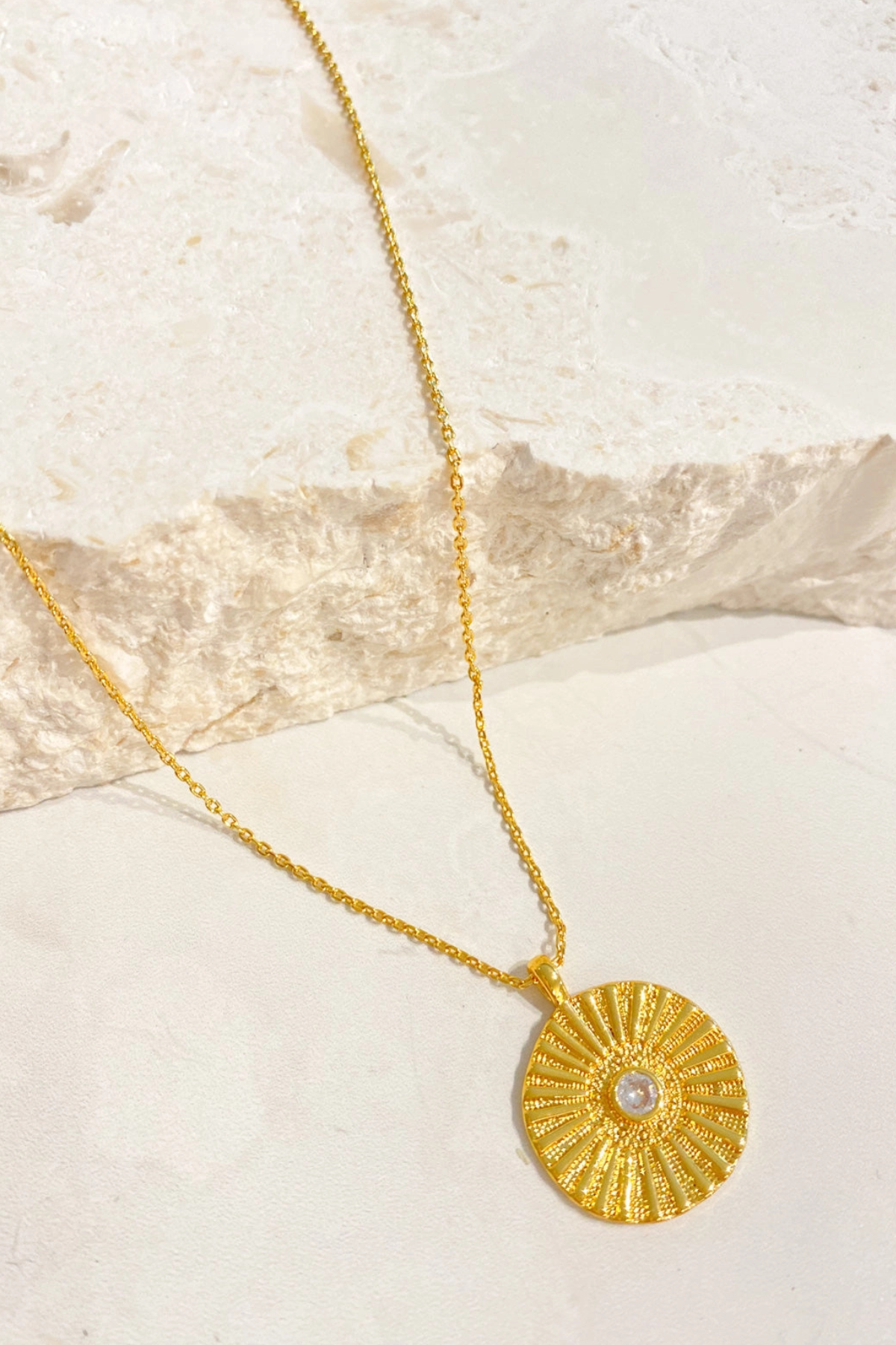 Helio 18K Gold Plated Necklace