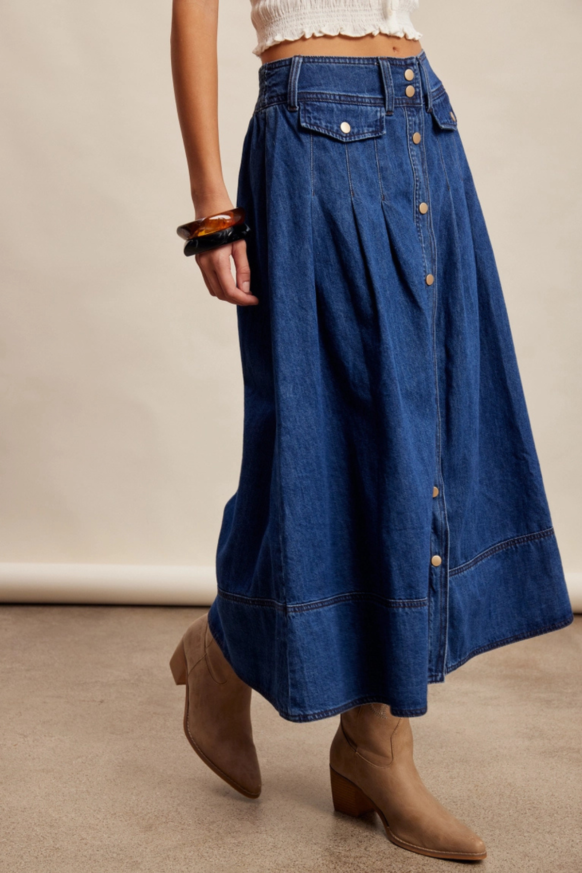 Prairie Denim Skirt