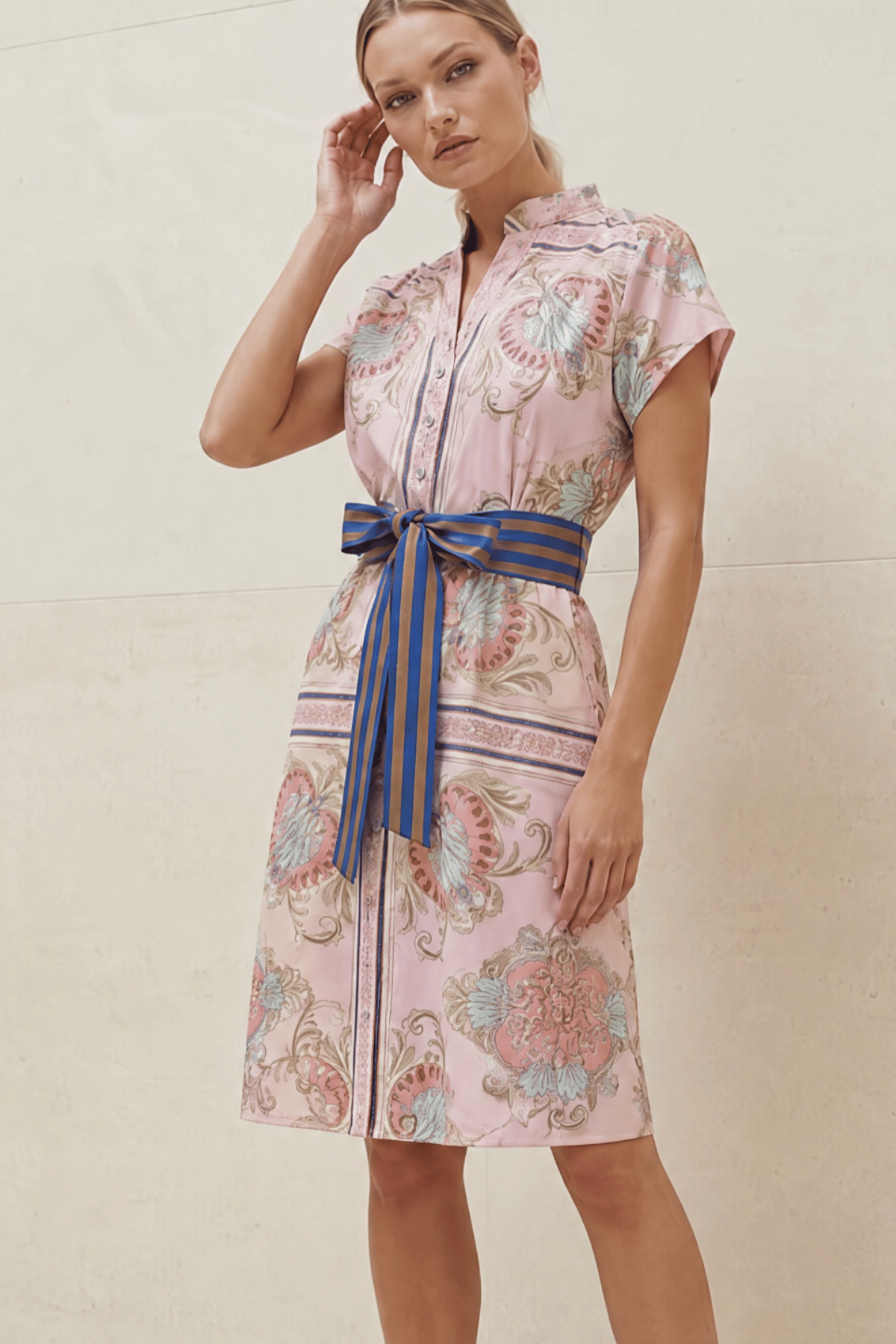 Kate Midi Dress Neptune Pink