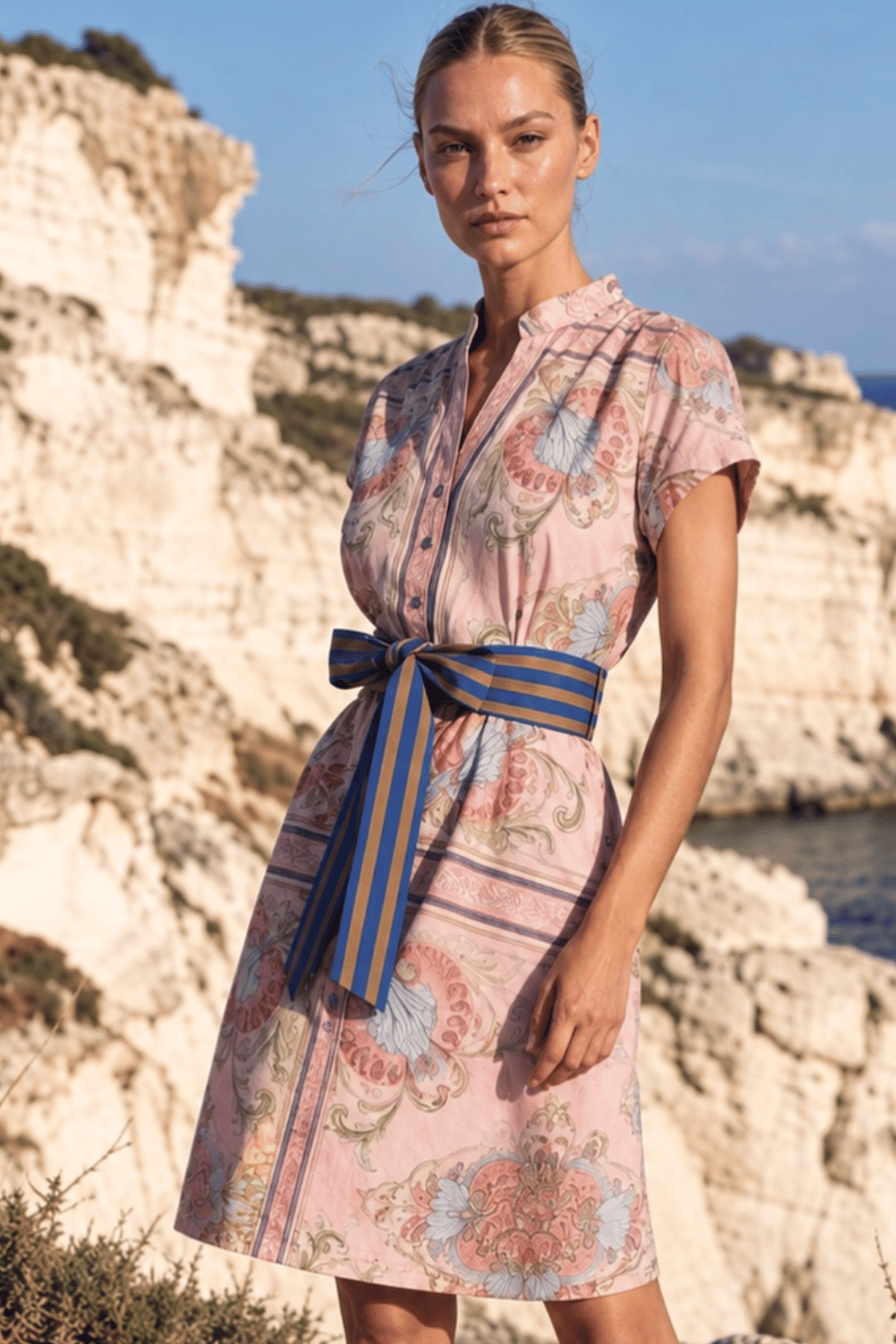 Kate Midi Dress Neptune Pink