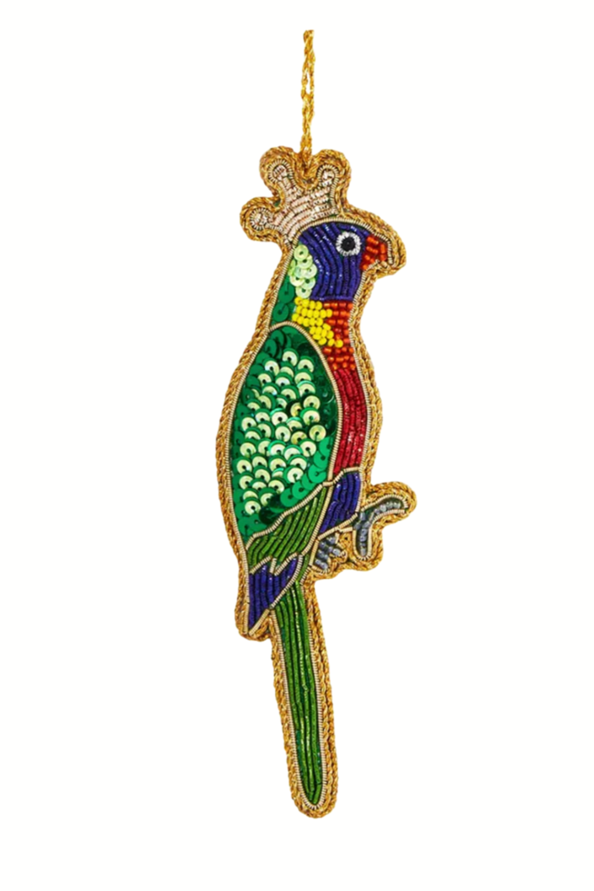 Queen Lorikeet Sequin Tree Decoration
