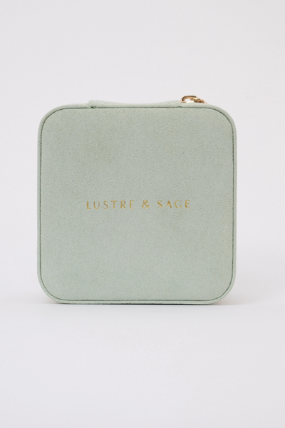 Lustre & Sage Travel Jewellery Box