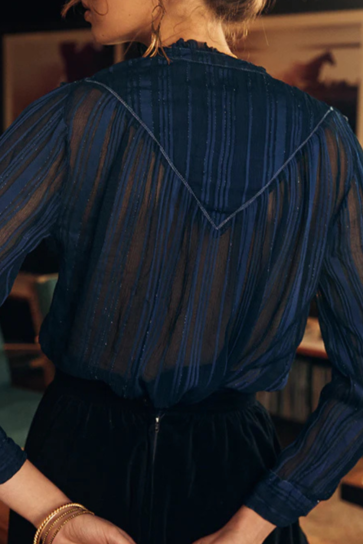 Cabaret Blouse Teal