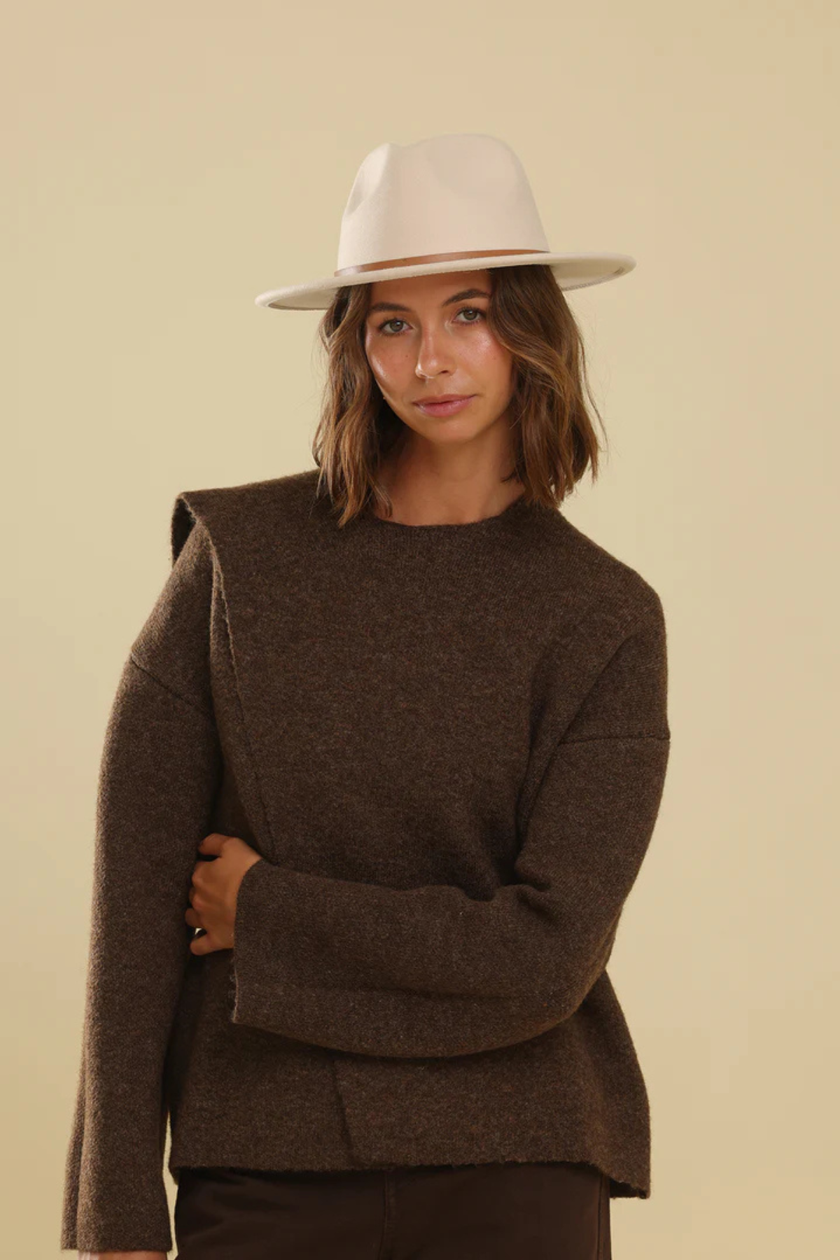 Jessie Fedora Beige
