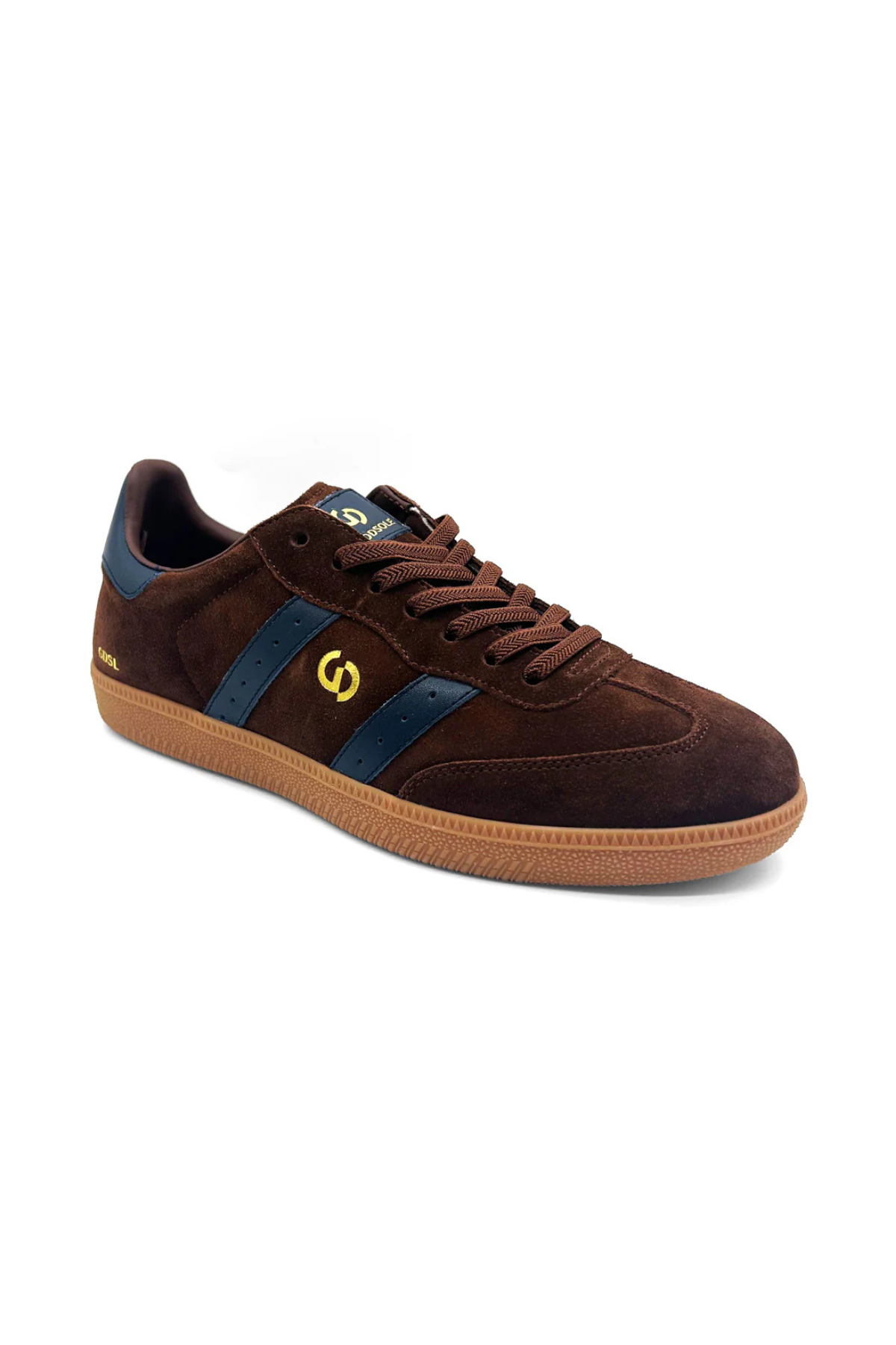 Parallel Mens Coffee/Navy Suede Sneaker
