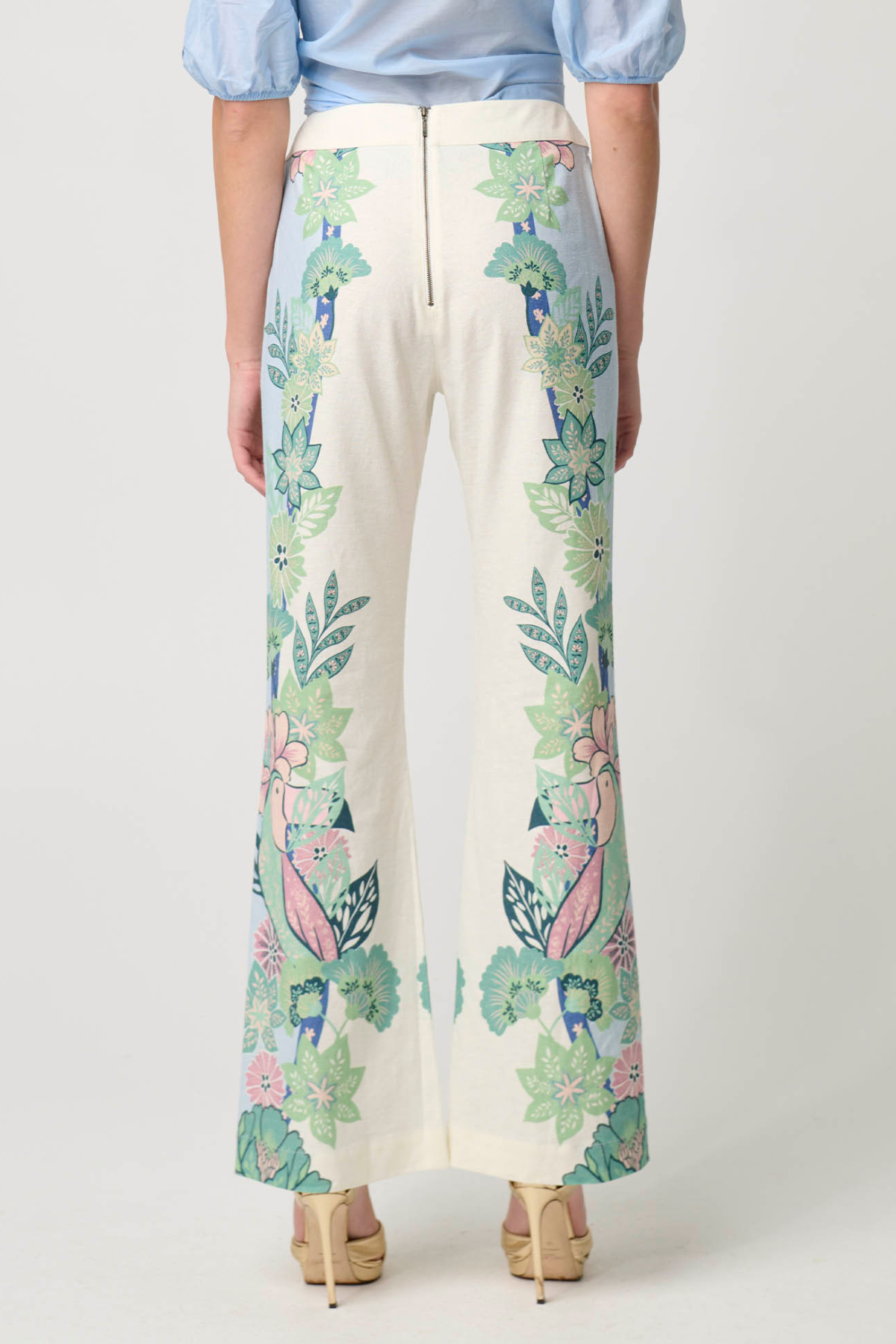 Carlyle Linen Pant Paradi Flè Print