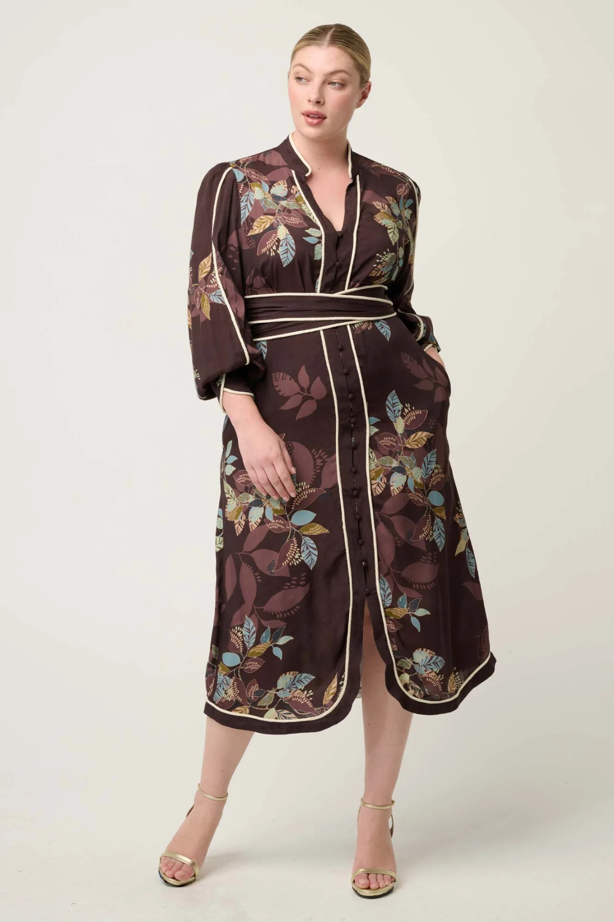 Camille Rope Detail Dress Ember Vines