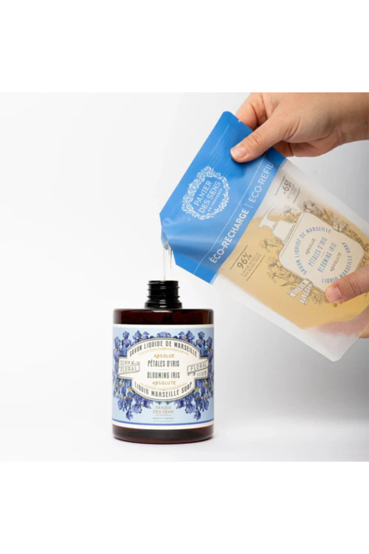 Blooming Iris Marseille Liquid Soap Refill