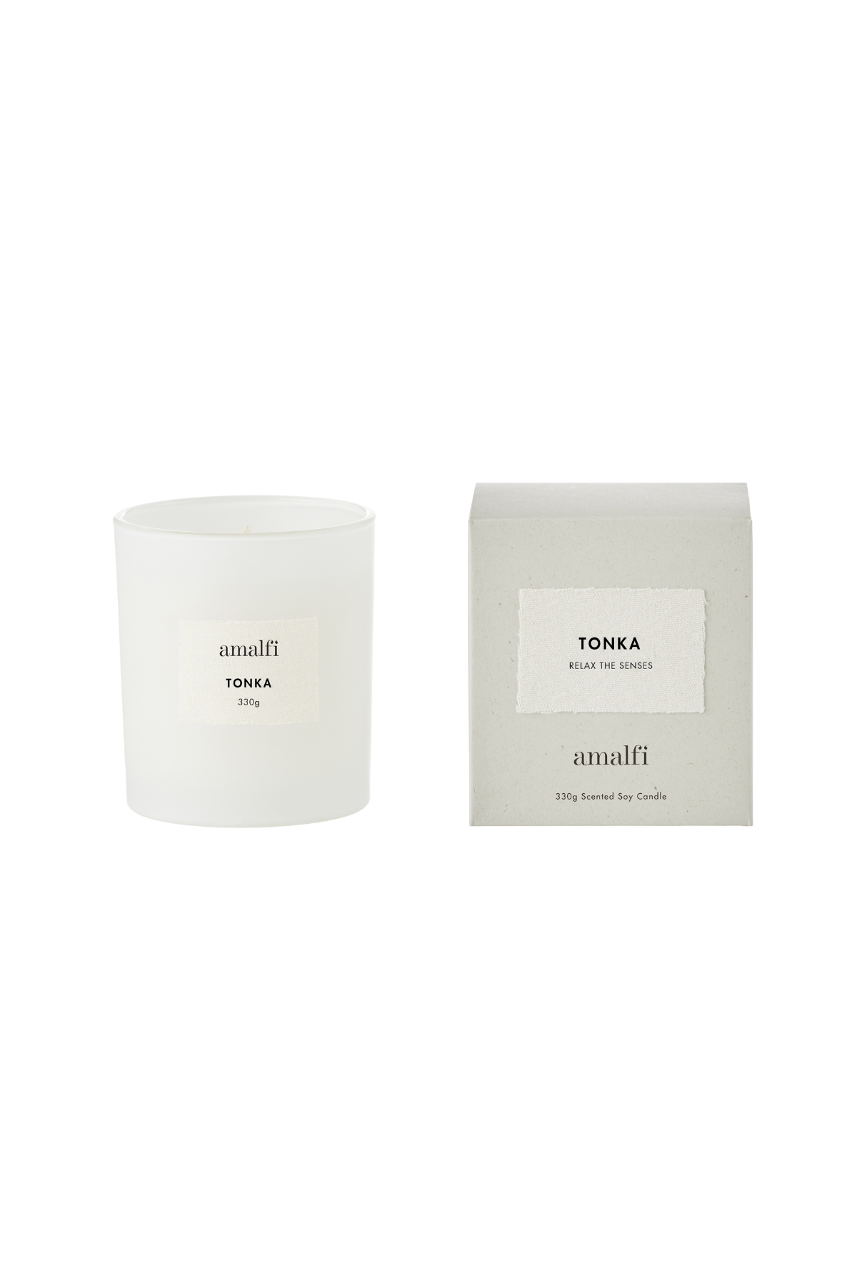 Tonka Scented Soy Wax Candle