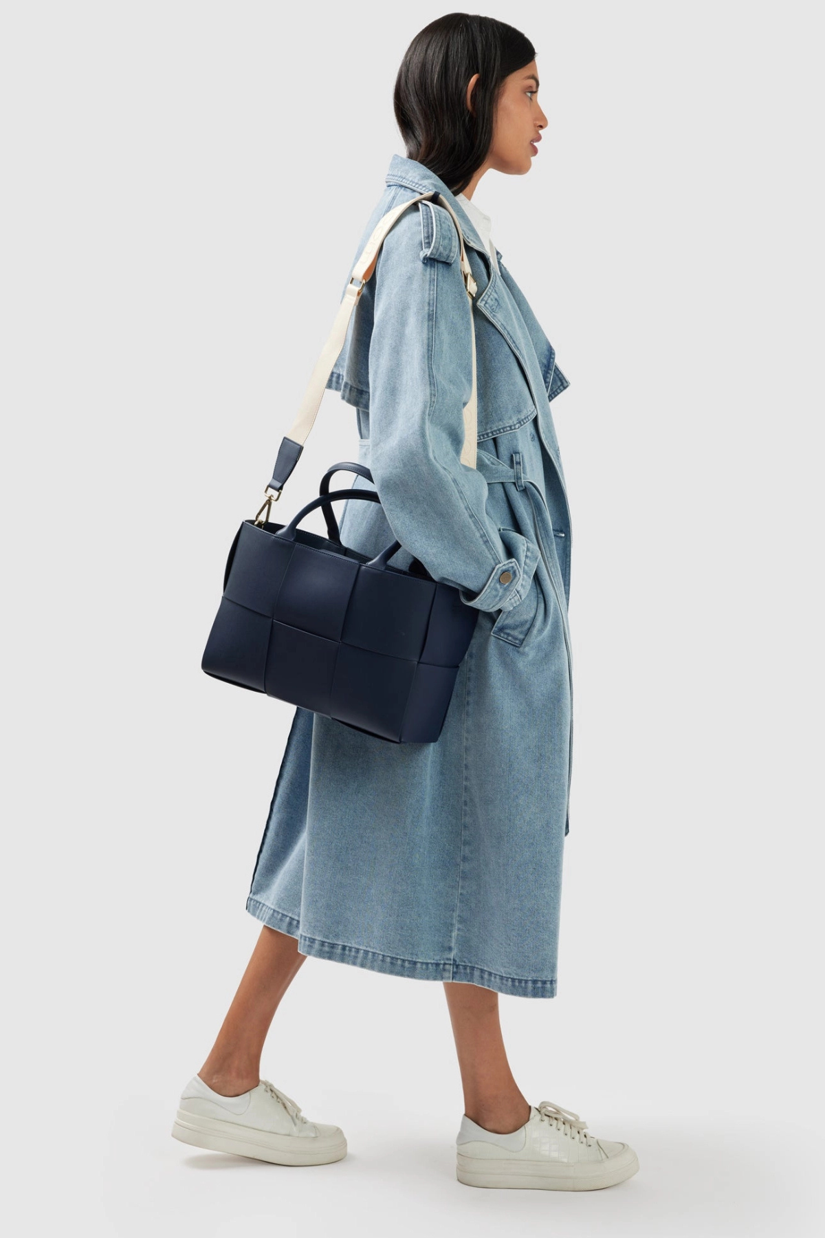 Wild Skies Denim Trench