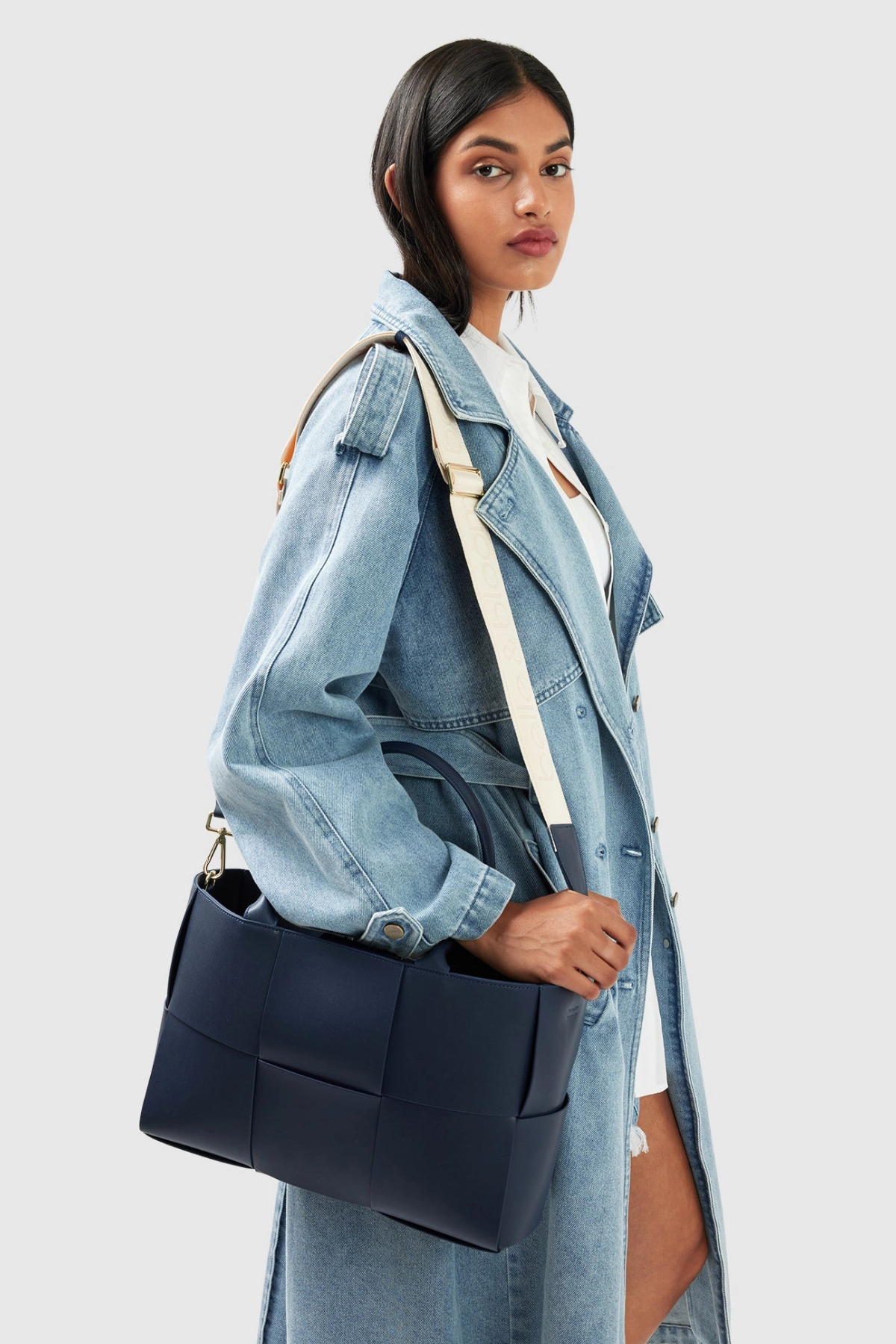 Wild Skies Denim Trench