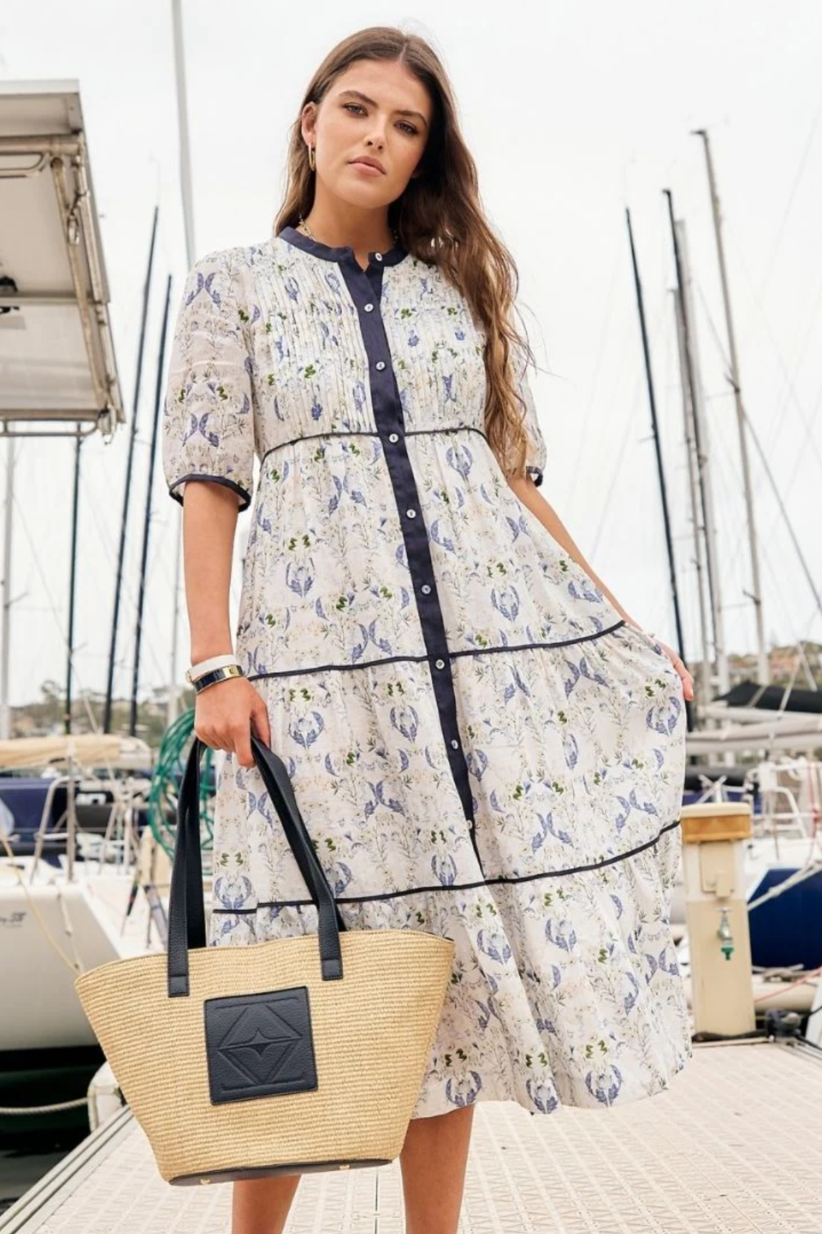 Zanzibar Palma Tote Navy