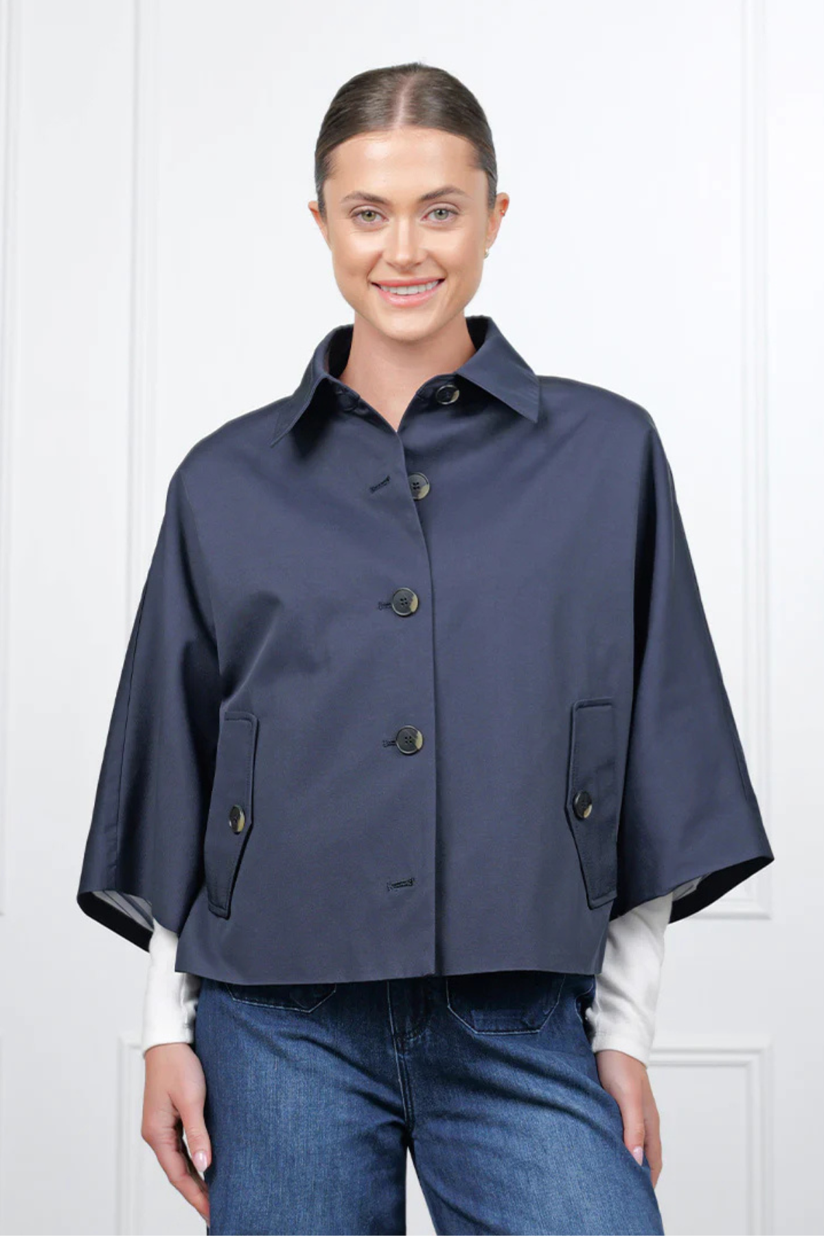 Mia Swing Jacket Navy