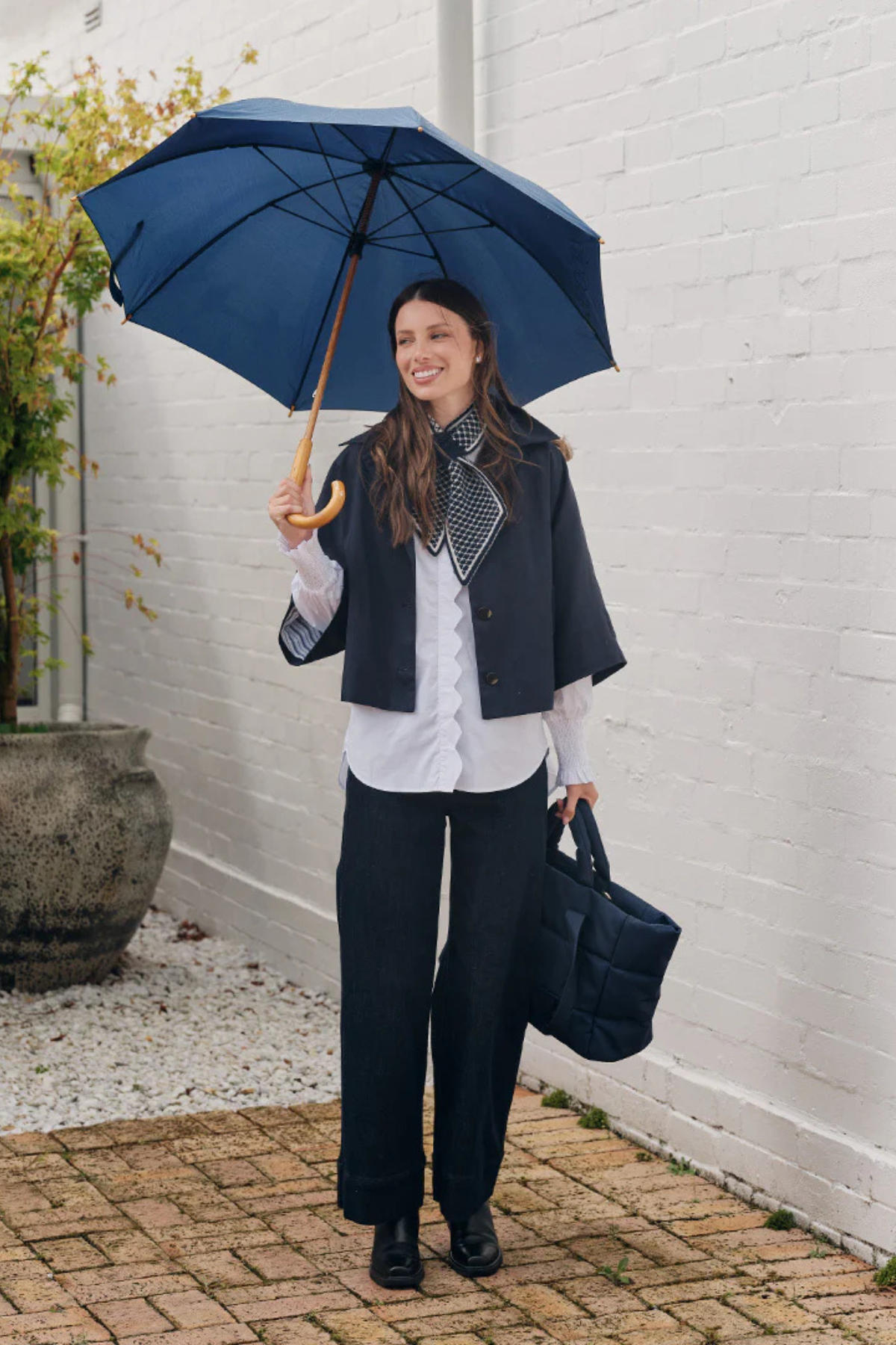 Mia Swing Jacket Navy