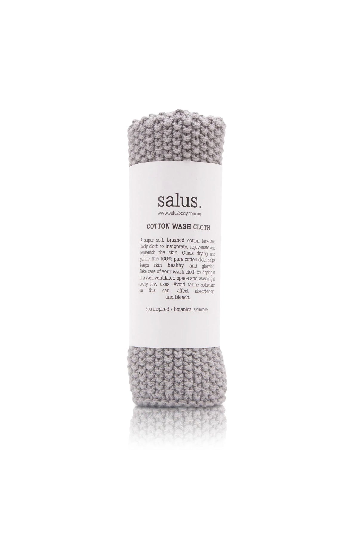Cotton Wash Cloth Grey