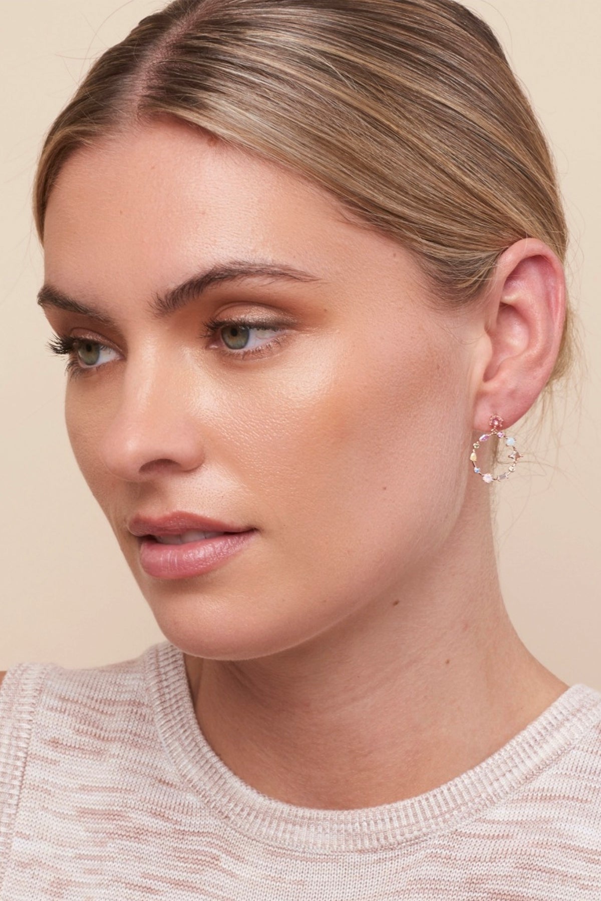 Crystal Orbit Earring