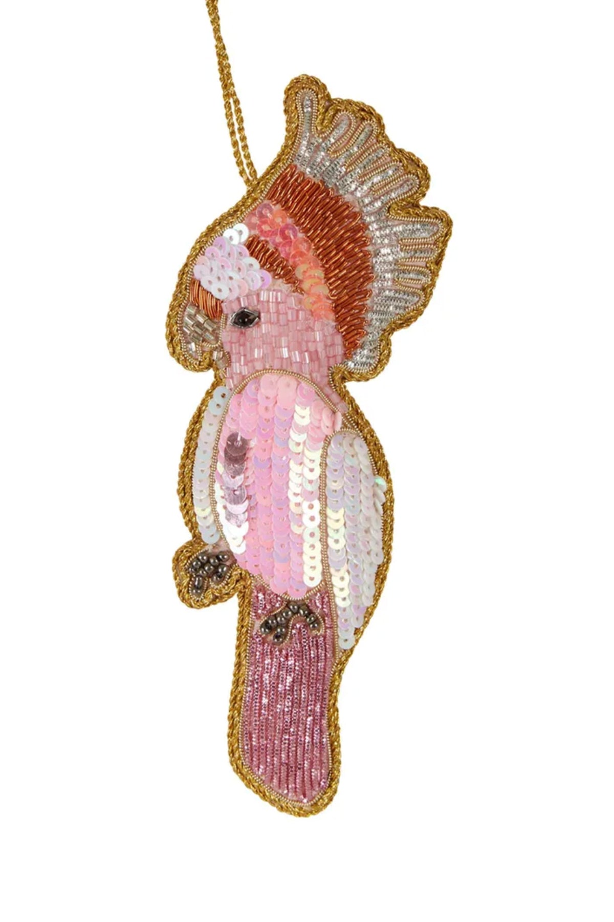 Galah Sequin Tree Decoration