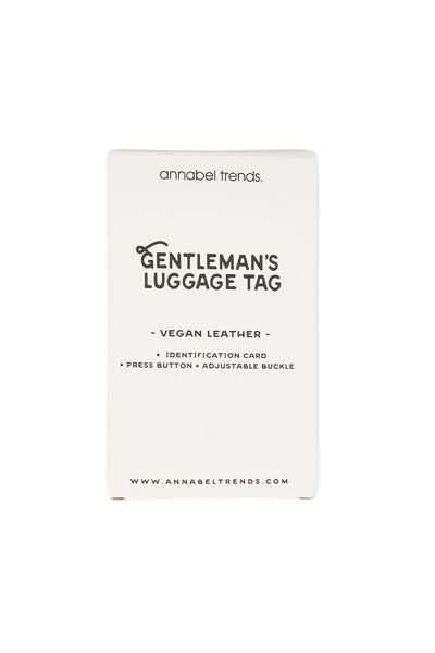 Gentlemans Luggage Tag