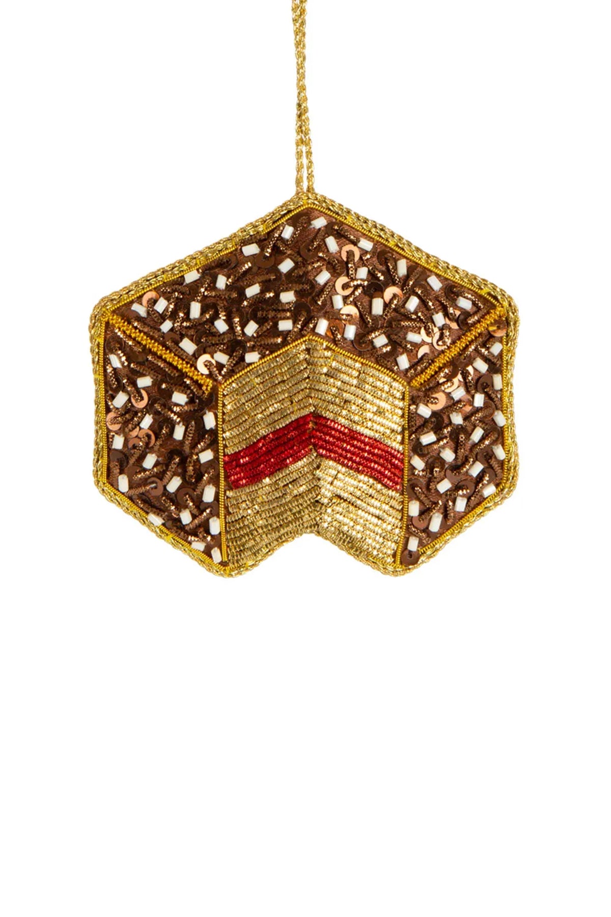 Lamington Sequin Tree Decoration