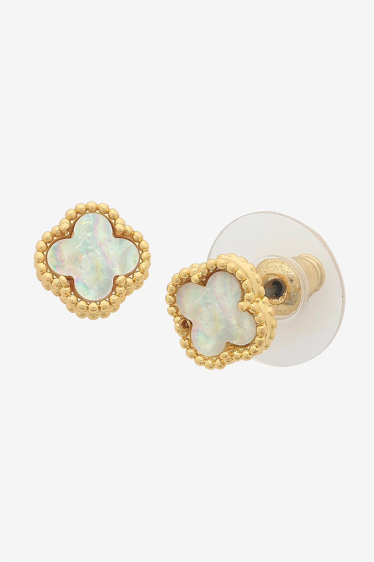 Reign Gold MOP Earring
