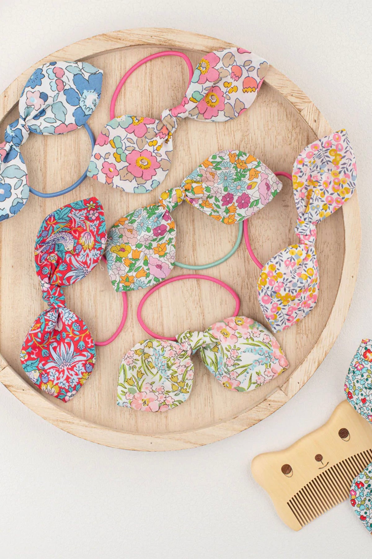 Liberty Print Bow Bobble Hair Tie
