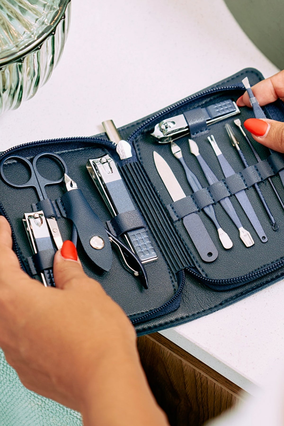 Manicure Set Navy