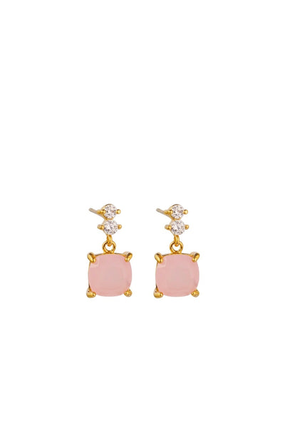 Rose Opal Crystal Palace Earring