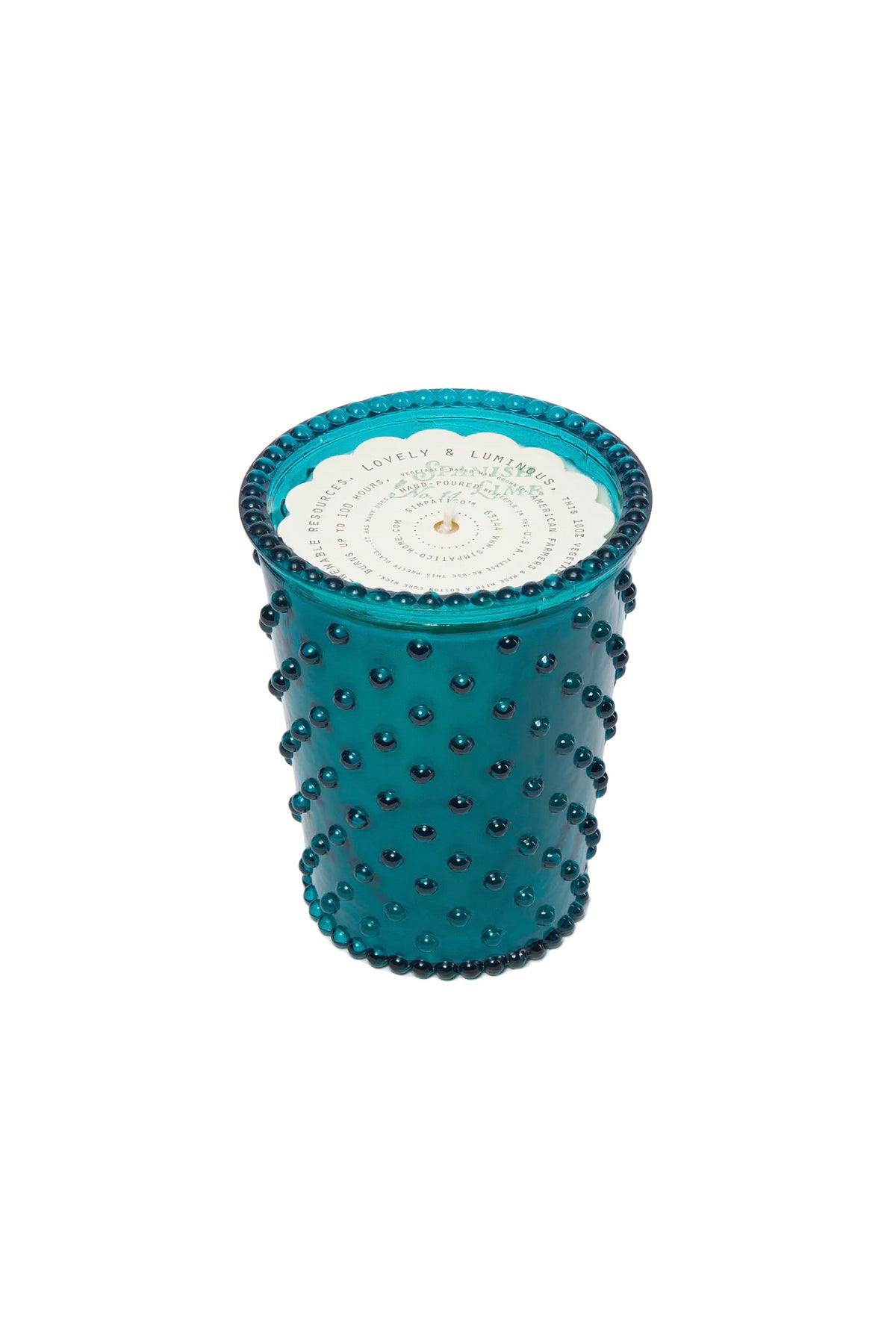 Spanish Lime Hobnail Candle