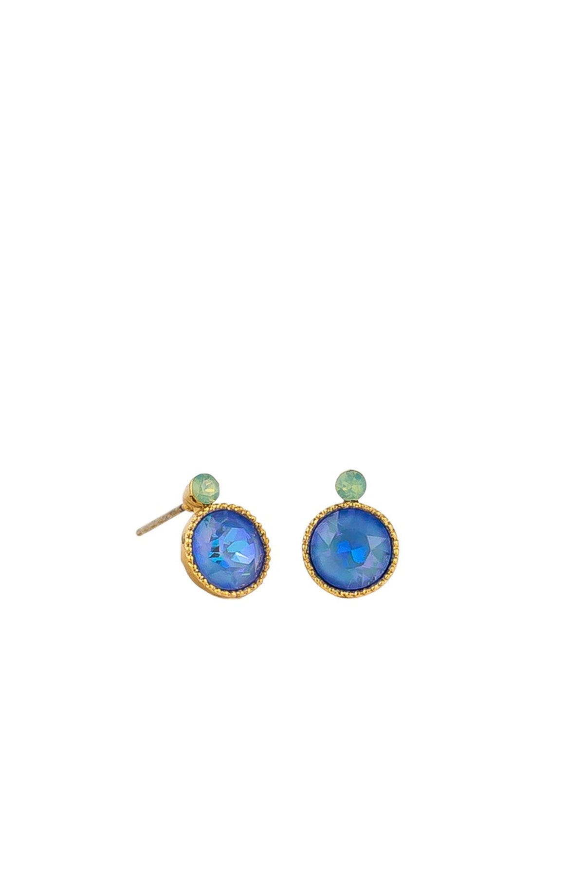 Blue Piccadily Studs