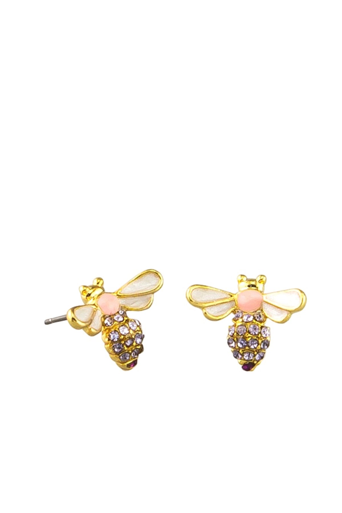 Pink Busy Bee Earring